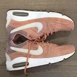 Nike Women's Pink and White Sneakers